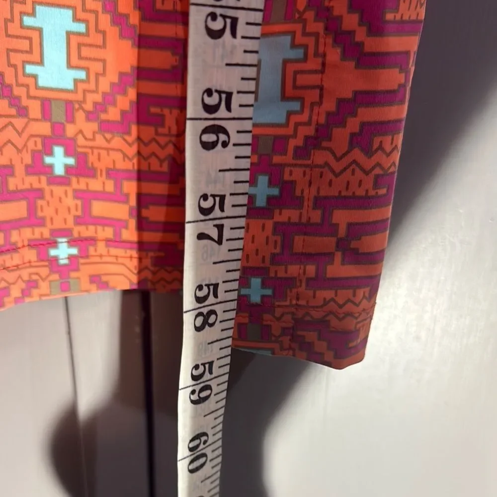 Coral V-Neck Sleeveless Wrap Maxi Dress by (Ellie Kai) size M - Picture 6 of 15